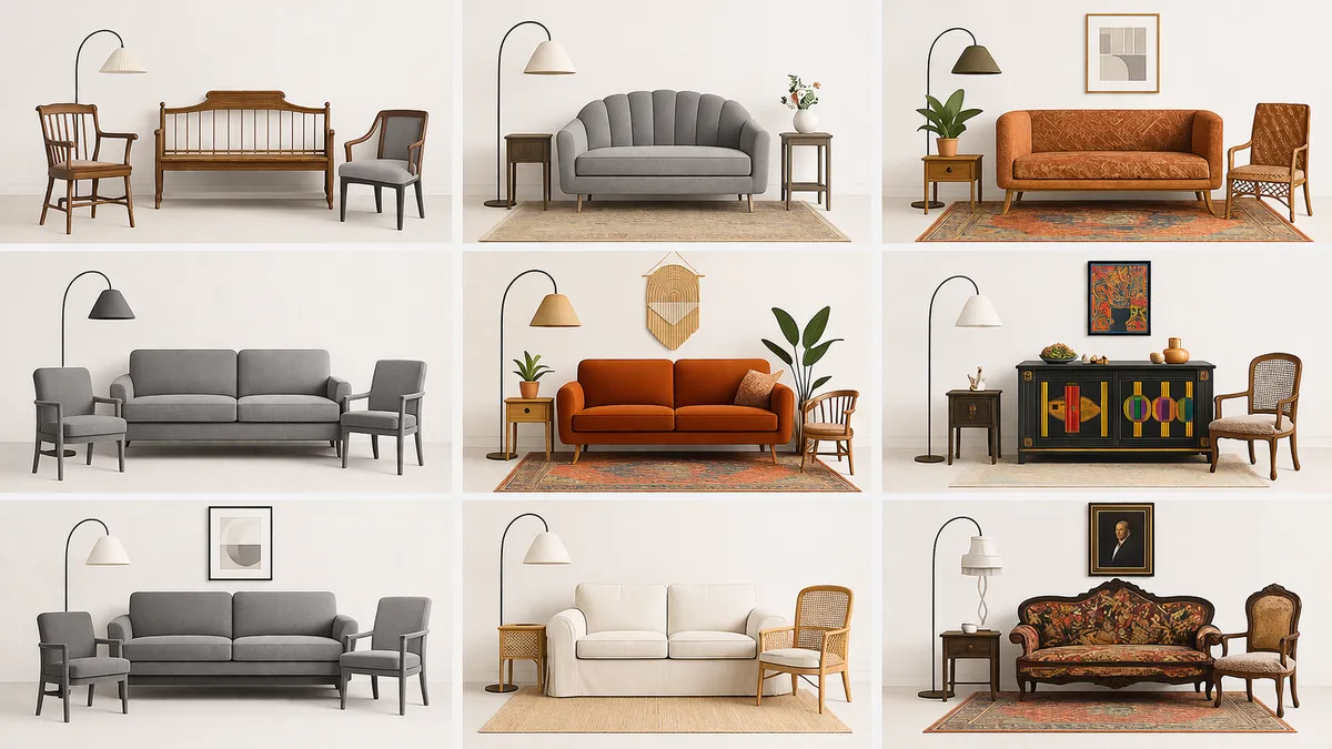 Aperçu du canvas de design de pièce