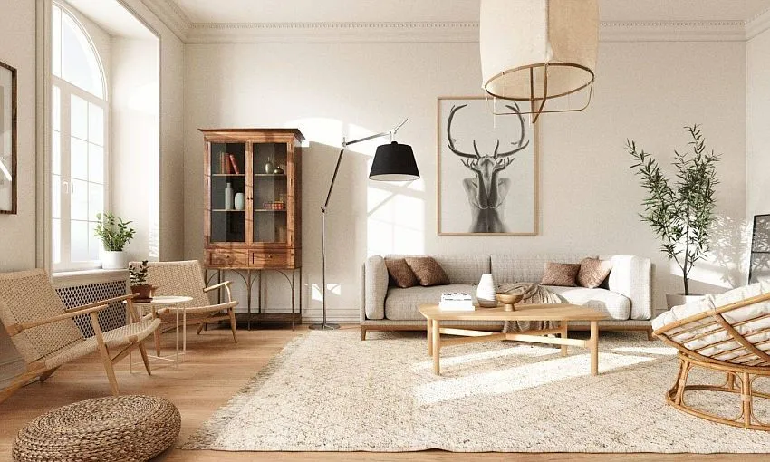 La fonctionnalité scandinave rencontre le minimalisme japonais : bois chauds, lignes nettes, palettes douces et une conviction partagée que moins — choisi avec soin — est tout.